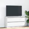  TV Cabinet White 100x35x54 cm Engineered Wood Colour white Quantity in Package 1 Width 100 cm 