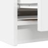 Stylish White TV Cabinet | 100x35x54 cm Engineered Wood