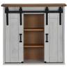 Hanging Cabinet HALDEN 2 Sliding Doors - White Pine Storage