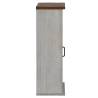 Hanging Cabinet HALDEN 2 Sliding Doors - White Pine Storage