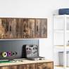 Garage Wall Cabinets 2 pcs Smoked Oak | Hipomarket