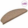  Stair Mats Self-adhesive 30 pcs Cream 65x21x4 cm Colour cream Size 65 x 21 x 4 cm Quantity in Package 30 