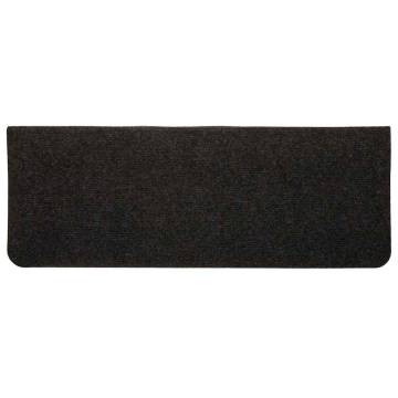 Stair Mats Self-adhesive - 30 pcs Black | Hipomarket