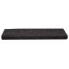 Self-Adhesive Black Stair Mats - 30 pcs 65x21 cm | HipoMarket