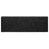 Self-Adhesive Black Stair Mats - 30 pcs 65x21 cm | HipoMarket