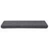 Stair Mats 30 pcs Grey & Black - Non-Slip & Washable