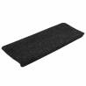 Self-Adhesive Stair Mats - 30 pcs Anthracite 65x24.5 cm