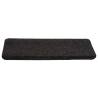 Self-Adhesive Stair Mats - 30 pcs Anthracite 65x24.5 cm