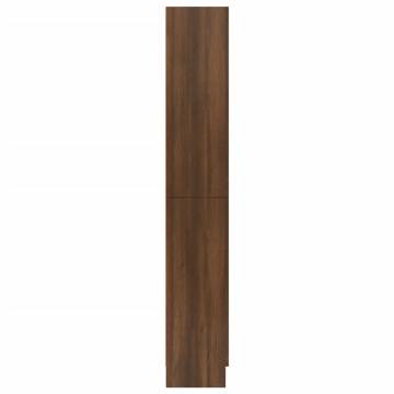 Vitrine Cabinet Brown Oak - Stylish Storage Solution | HipoMarket