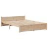 King Size Bed Frame with Headboard - 150x200 cm | Hipo Market