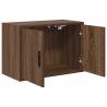 Garage Wall Cabinet - Brown Oak, Engineered Wood Storage