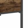 Smoked Oak Bed Frame 107x203 cm | Stylish & Durable Design