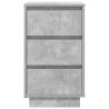 LED Bedside Cabinet - Concrete Grey 38x34x65 cm | Hipomarket