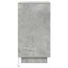 LED Bedside Cabinet - Concrete Grey 38x34x65 cm | Hipomarket