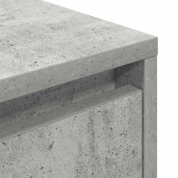 LED Bedside Cabinet - Concrete Grey 38x34x65 cm | Hipomarket