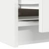 Stylish White TV Cabinet - 60x35x54 cm Engineered Wood