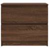 Brown Oak TV Cabinet - 60x35x54 cm Engineered Wood