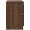 Brown Oak TV Cabinet - 60x35x54 cm Engineered Wood