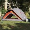 1-Person Waterproof Camping Tent - Grey and Orange