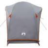 1-Person Waterproof Camping Tent - Grey and Orange