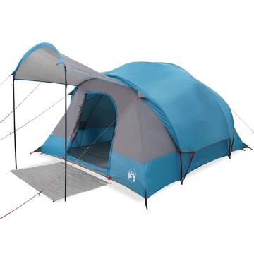 Family Tent Tunnel 8-Person Blue Waterproof | HipoMarket