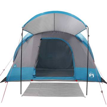 Family Tent Tunnel 8-Person Blue Waterproof | HipoMarket