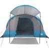 Family Tent Tunnel 8-Person Blue Waterproof | HipoMarket