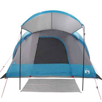 Family Tent Tunnel 8-Person Blue Waterproof | HipoMarket