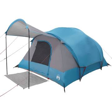 Family Tent Tunnel 8-Person Blue Waterproof | HipoMarket