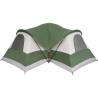 8-Person Family Tent Tunnel - Green Waterproof Design