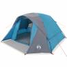 4-Person Blue Waterproof Camping Tent | Hipomarket