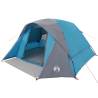 4-Person Blue Waterproof Camping Tent | Hipomarket