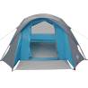 4-Person Blue Waterproof Camping Tent | Hipomarket