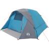 4-Person Blue Waterproof Camping Tent | Hipomarket