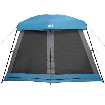 Family Tent Cabin for 6 - Waterproof Blue Tent | HipoMarket