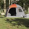  Family Tent Igloo 6-Person Grey and Orange Waterproof Colour grey and orange Number of 1 Number of Doors Number of Rooms 