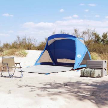 Beach Tent 2-Person Azure Blue Waterproof - Hipomarket