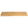 Live Edge Solid Wood Mango Table Top - 80x40x2.5 cm