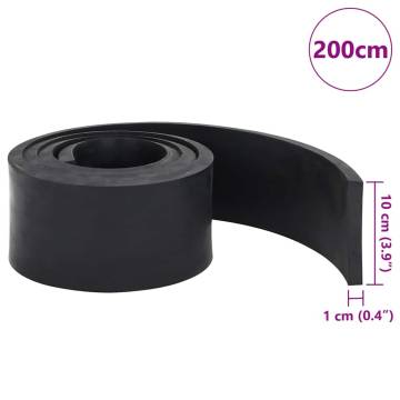 Rubber Edge for Snow Plow - Durable & Efficient 200x10 cm