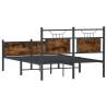 Smoked Oak Bed Frame 120x190 cm - Small Double | HipoMarket