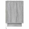 Bedside Cabinets with LED Lights - 2 pcs Grey Sonoma