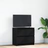  TV Cabinet Black 60x35x54 cm Engineered Wood Colour black Quantity in Package 1 Width 60 cm 