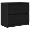 Stylish Black TV Cabinet - 60x35x54 cm | Hipomarket