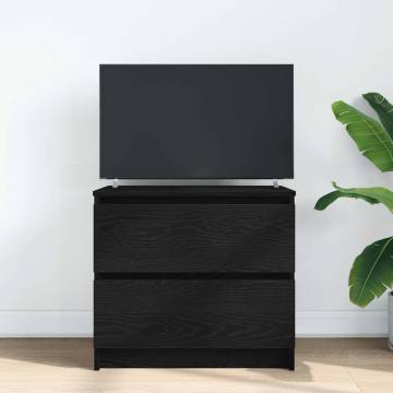 Stylish Black TV Cabinet - 60x35x54 cm | Hipomarket