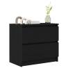 Stylish Black TV Cabinet - 60x35x54 cm | Hipomarket