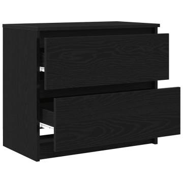 Stylish Black TV Cabinet - 60x35x54 cm | Hipomarket