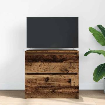 Stylish Old Wood TV Cabinet - 60x35x54 cm | HipoMarket UK