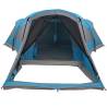 Family Tent Tunnel 8-Person Blue Waterproof - Hipomarket