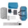 Family Tent Tunnel 8-Person Blue Waterproof - Hipomarket