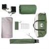 Camping Tent Cabin 4-Person Green Waterproof | HiPoMarket